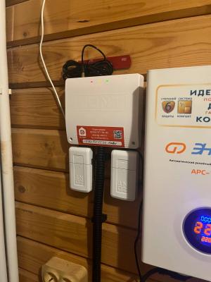 Установка термостата ZONT SMART NEW в м-к Сходня около Москвы